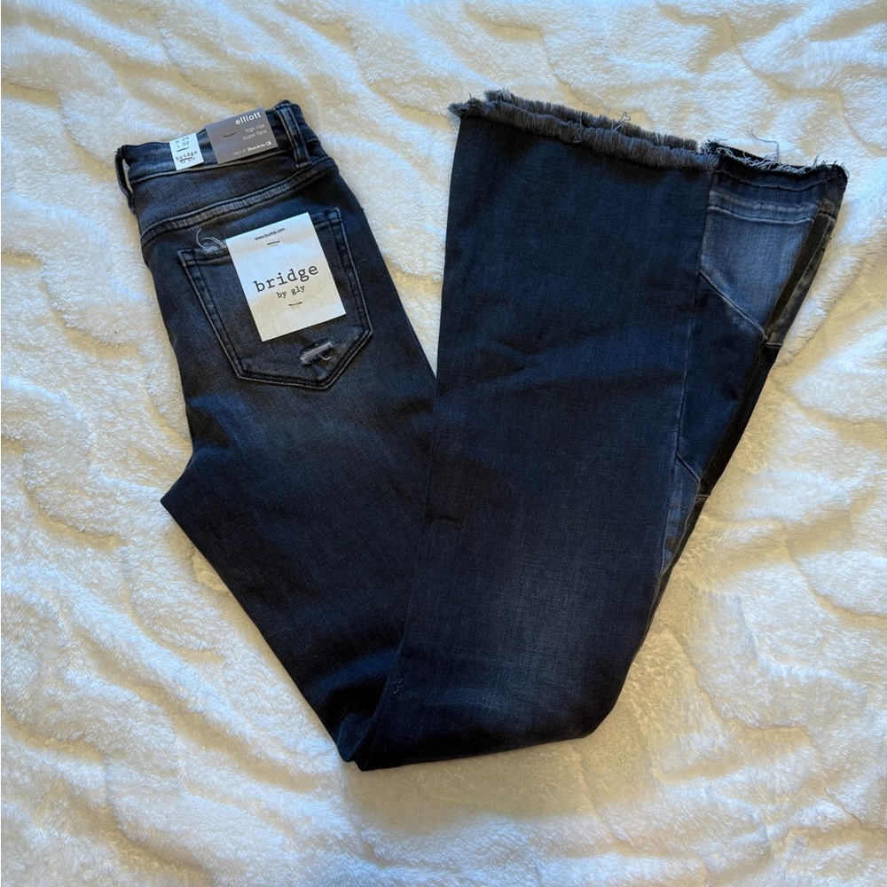 Women's Bridge by Gly Black Flare Jeans